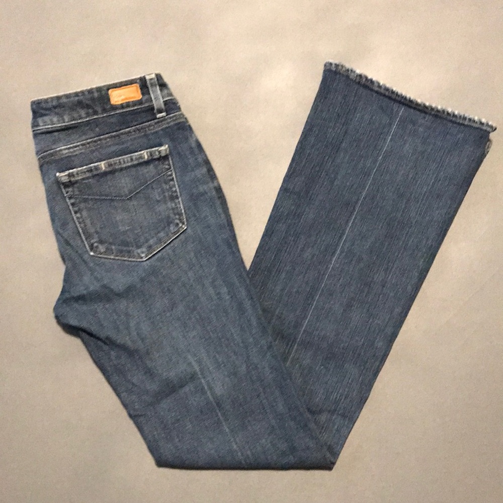 Vintage Y2K Paige Low Rise Bootcut Stretch Denim Jeans Made in USA